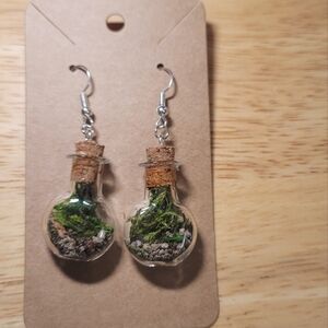 Tiny Terrarium Earrings